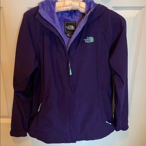 Women’s dark purple north face jacket